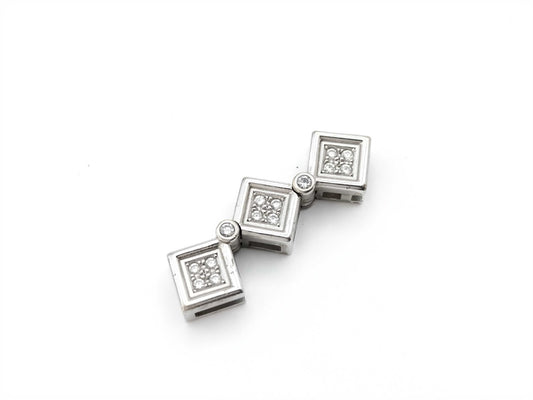 TASAKI D0.13ct K18WG 4.2g Pendant Top 