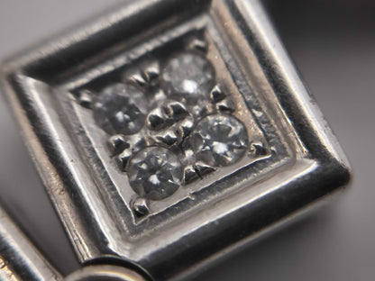 TASAKI D0.13ct K18WG 4.2g Pendant Top 