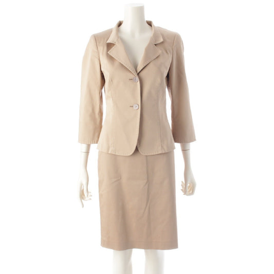 MaxMara MAX MARA Skirt Set, Beige, Hanger Included, Size 38, Jacket