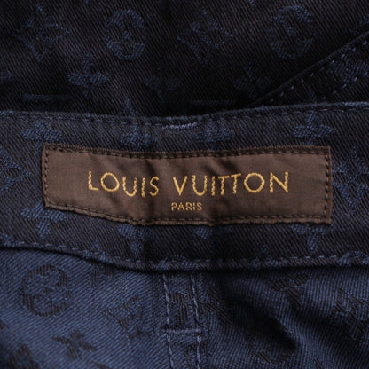 LOUIS VUITTON Denim Monogram Pants RW112W WTPA22B3K Blue Size 34