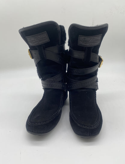 LOUIS VUITTON Louis Vuitton Shearling Boots Size 36 1/2 Black Other Shoes