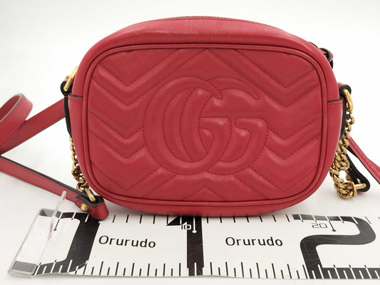 GUCCI GG Marmont Quilted Chain Shoulder Bag 448065