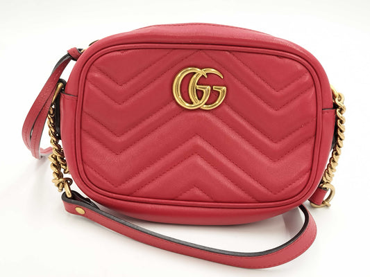 GUCCI GG Marmont Quilted Chain Shoulder Bag 448065