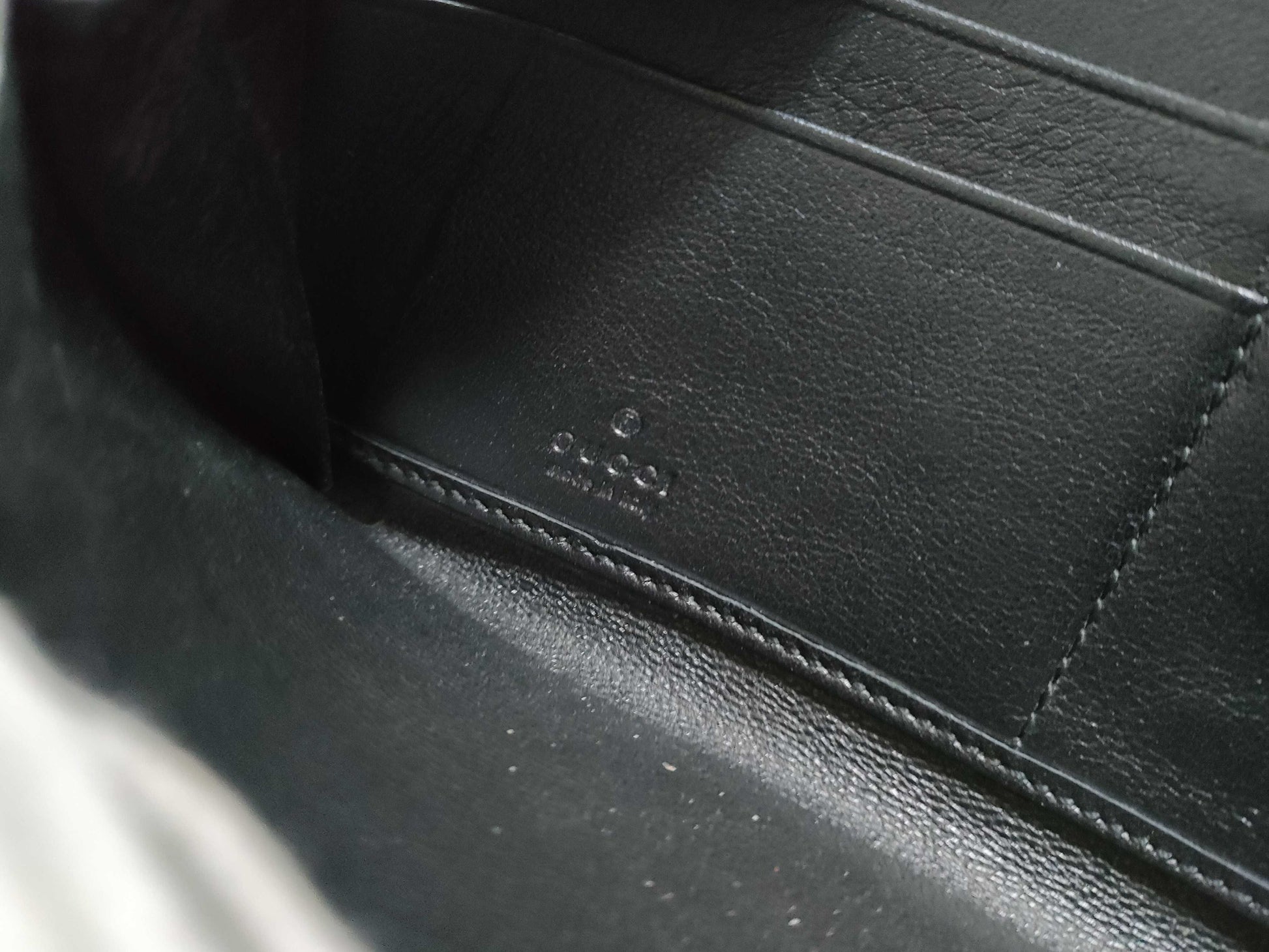GUCCI GUCCI Crocodile Matte Croco Round Zipper Long Wallet Wallet