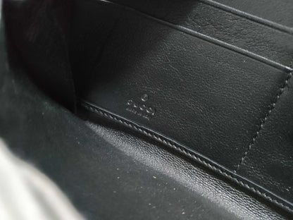 GUCCI GUCCI Crocodile Matte Croco Round Zipper Long Wallet Wallet