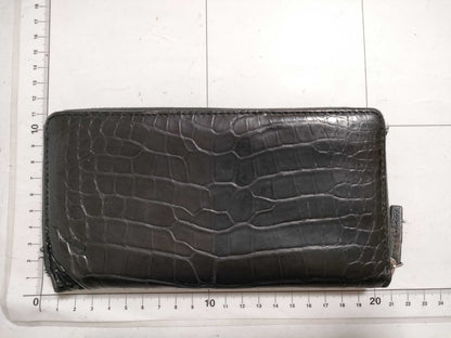 GUCCI GUCCI Crocodile Matte Croco Round Zipper Long Wallet Wallet