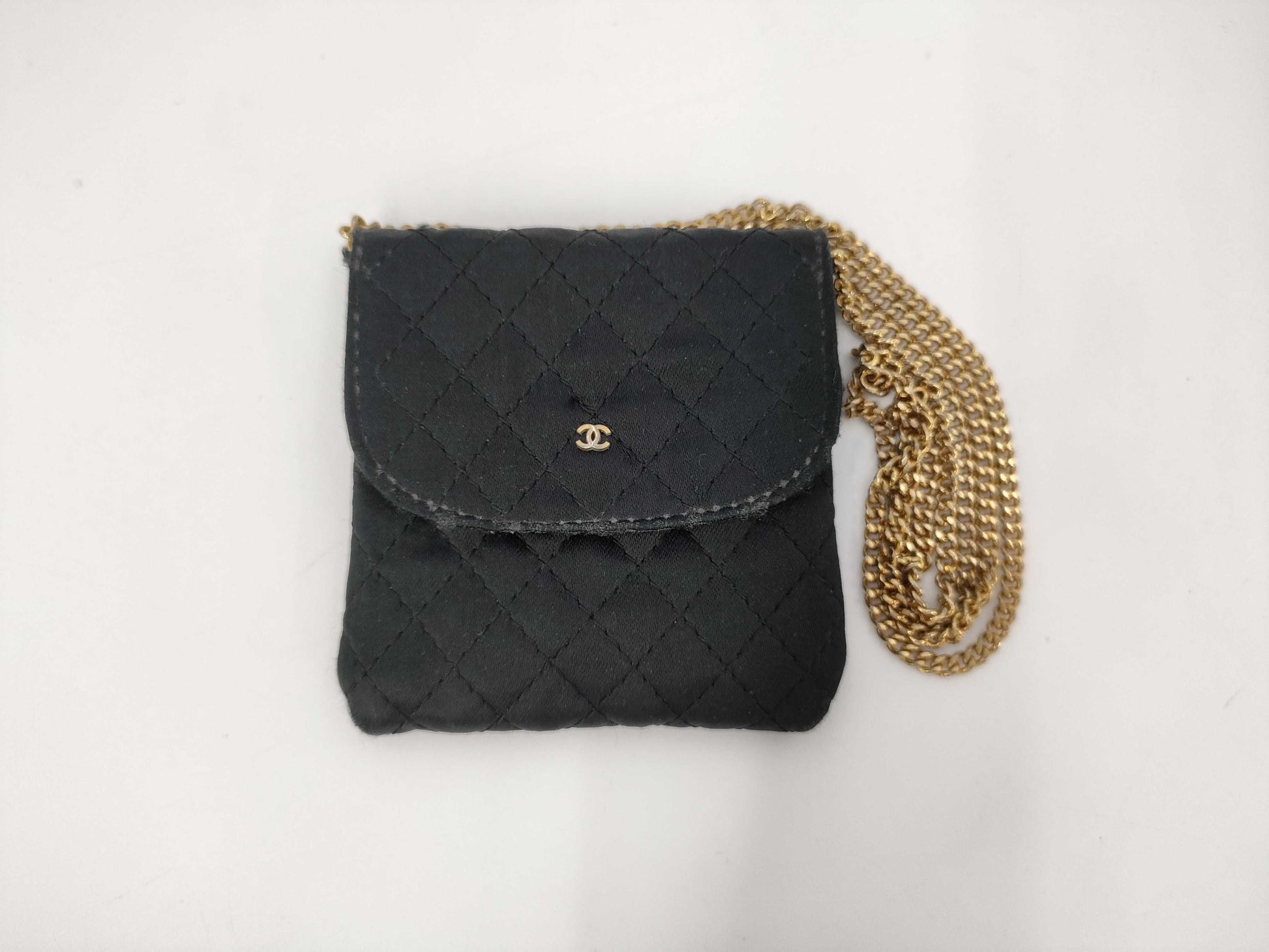 CHANEL Micro Pouch Chain Matelasse Pouch