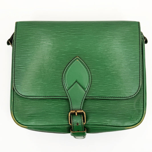 LOUIS VUITTON Epi Carte Ciel M52244 Shoulder Bag Green