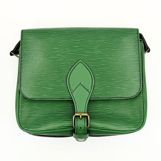 LOUIS VUITTON Epi Carte Ciel M52244 Shoulder Bag Green
