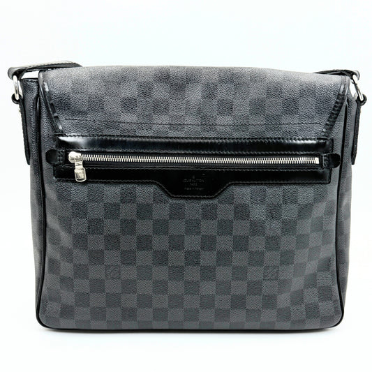 LOUIS VUITTON Daniel MM Damier Graphite N58029 Shoulder Bag
