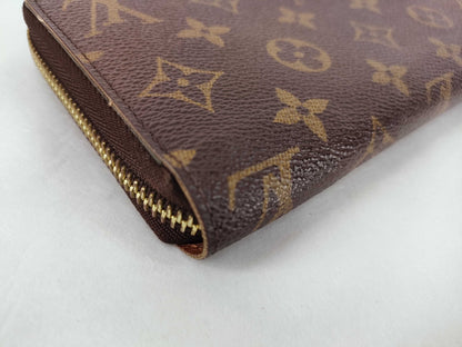 LOUIS VUITTON Monogram Zippy Wallet Monogram M60017 Wallet