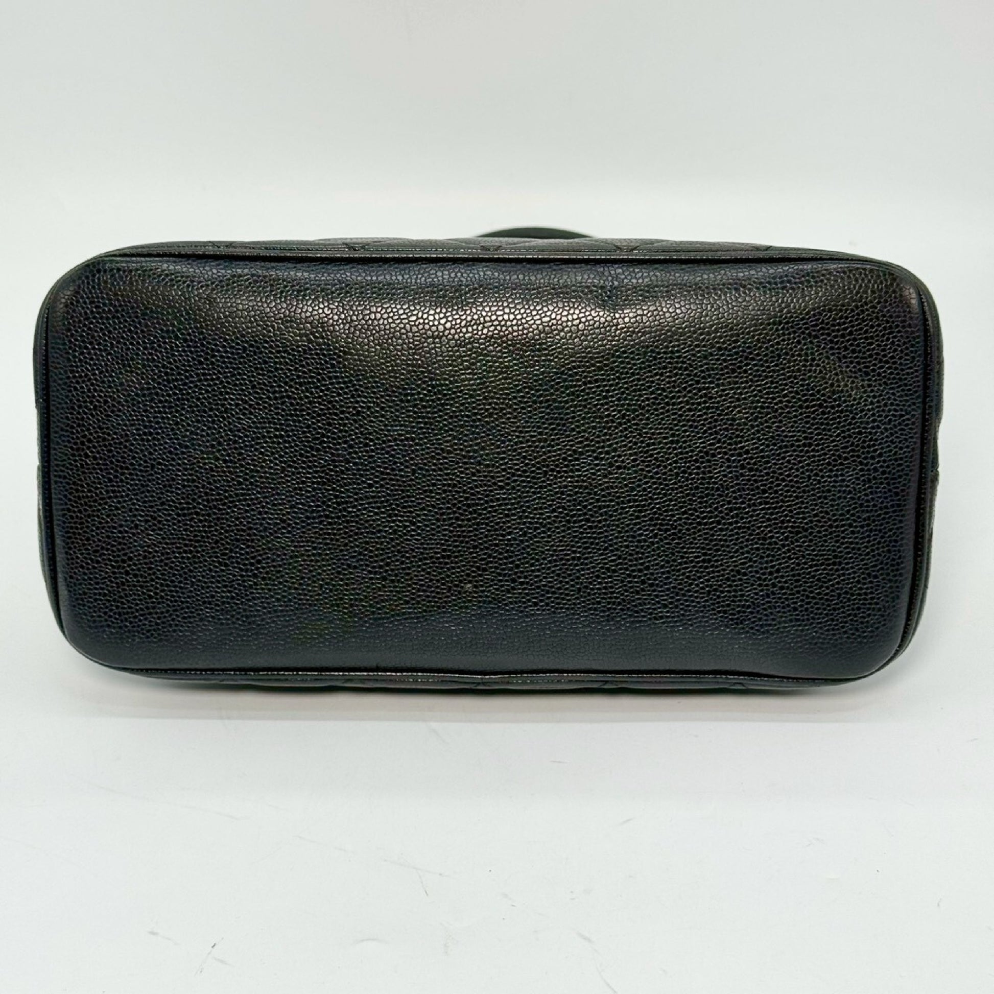 CHANEL Caviar Skin Reissue Tote Bag, Black, No Serial Seal