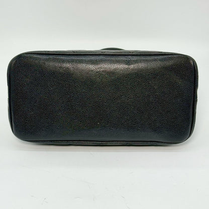 CHANEL Caviar Skin Reissue Tote Bag, Black, No Serial Seal