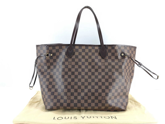 LOUIS VUITTON N51106 Damier Neverfull GM Tote Bag