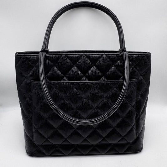 CHANEL Reissue Tote Bag, Black Caviar Skin, No Accessories