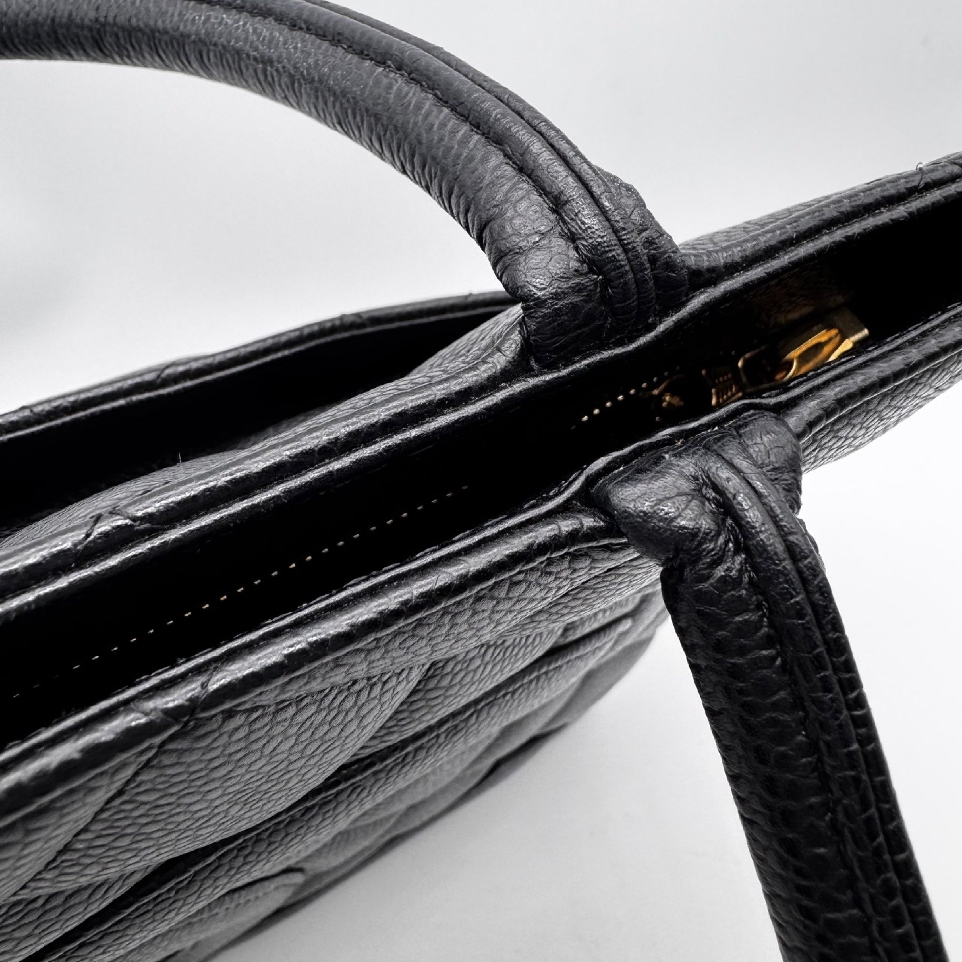 CHANEL Reissue Tote Bag, Black Caviar Skin, No Accessories