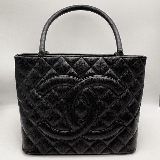 CHANEL Reissue Tote Bag, Black Caviar Skin, No Accessories
