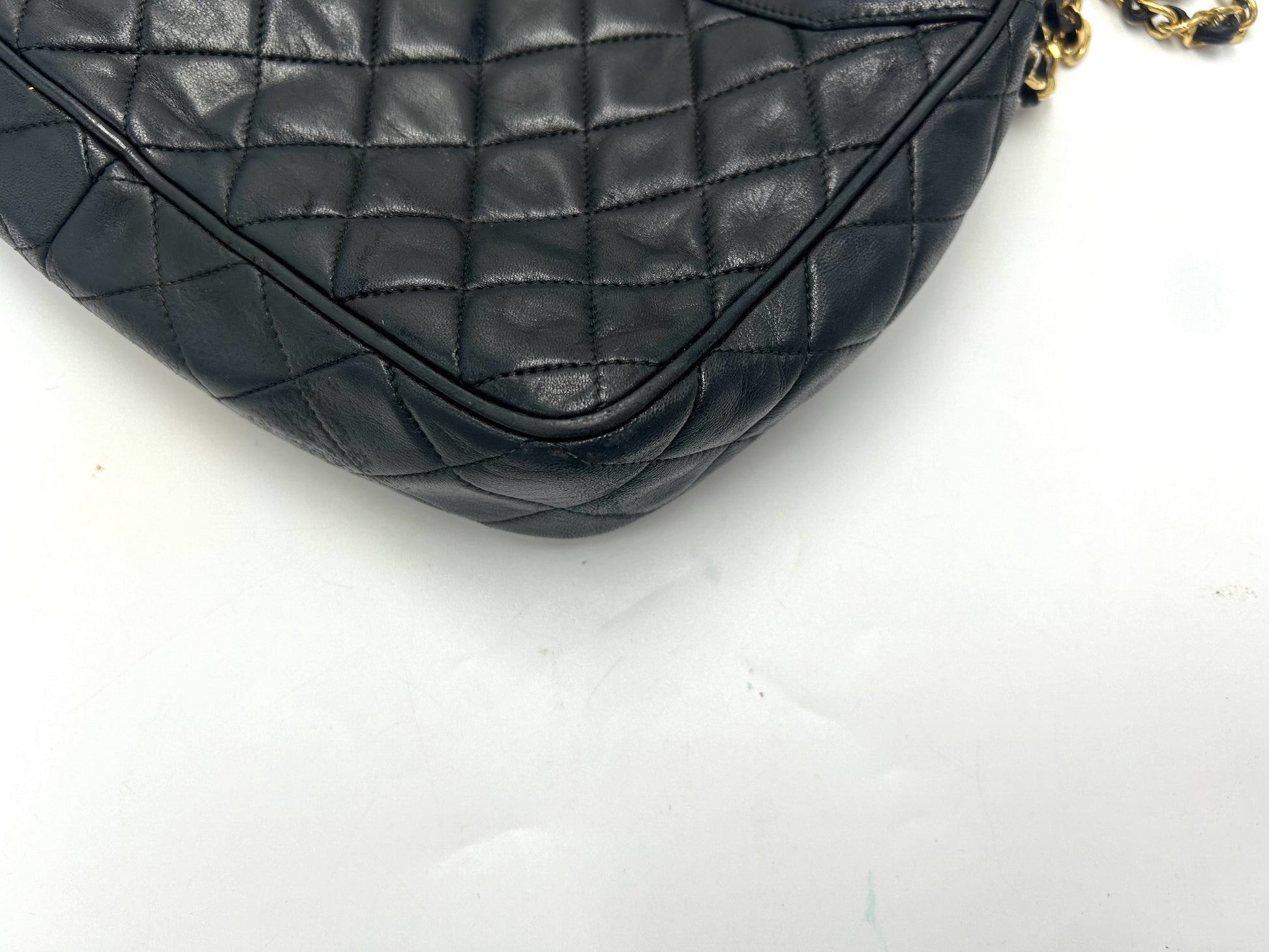 CHANEL Fringe Coco Mark Chain Bag