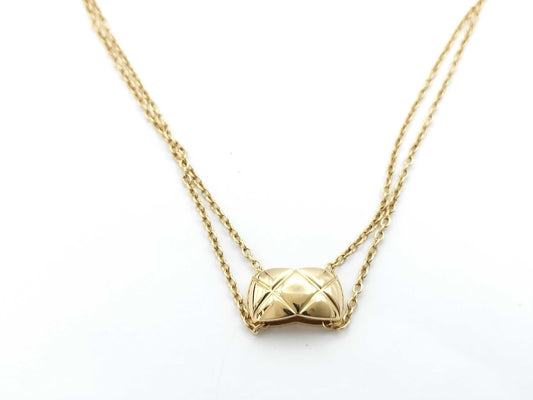 CHANEL Coco Crush YG Au750 7.1g Necklace 