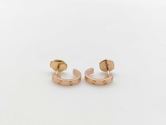 Cartier Mini Love PG AU750 3.4g Earrings 