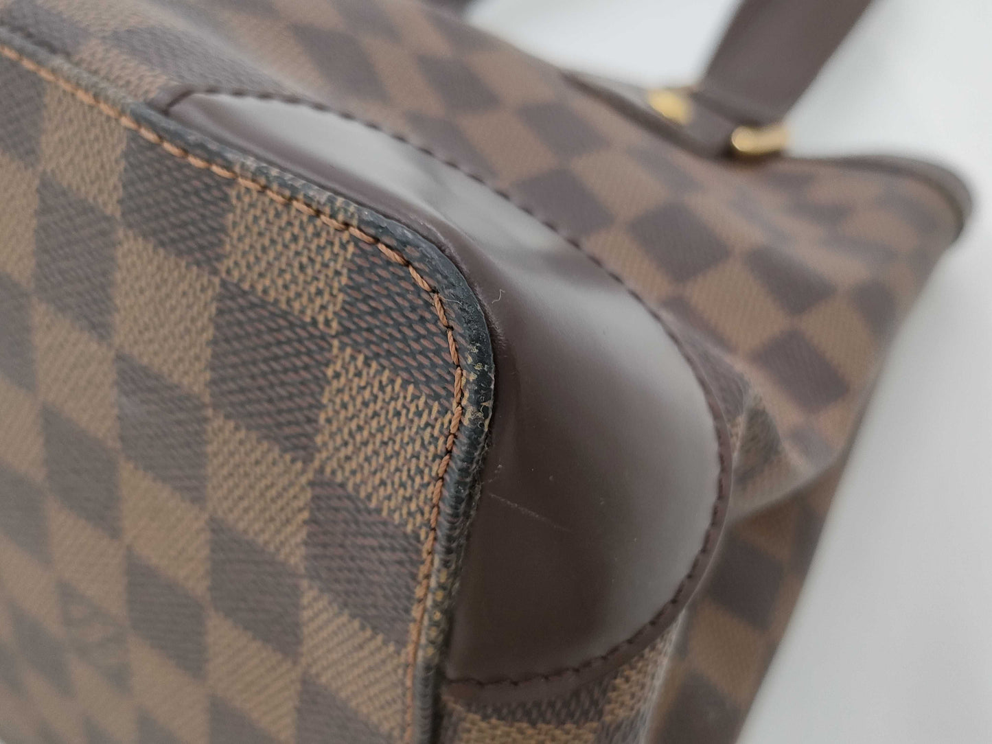 LOUIS VUITTON Damier Hampstead PM MI4097 Tote Bag