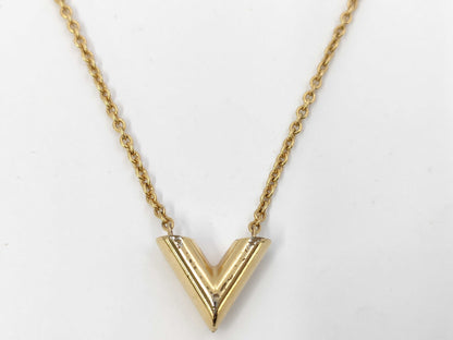 LOUIS VUITTON Essential V Necklace OB1252