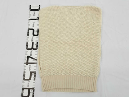 HERMES Knitted Vest Cashmere White Top