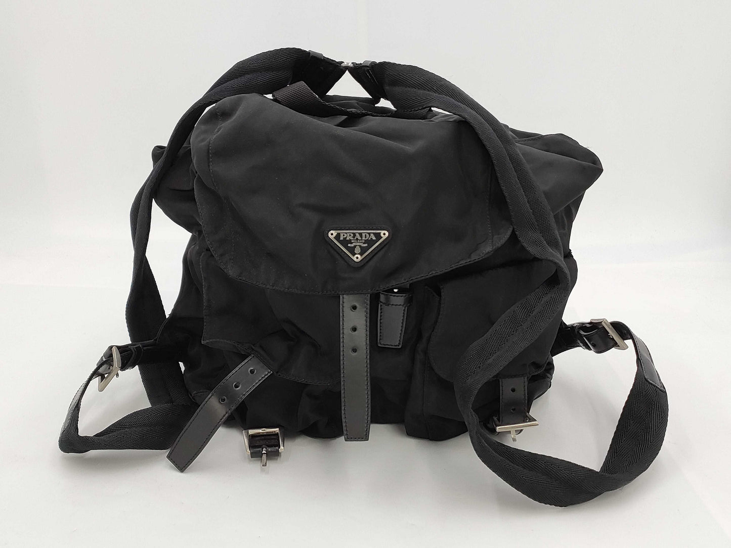 PRADA Prada Backpack Nylon Black Backpack
