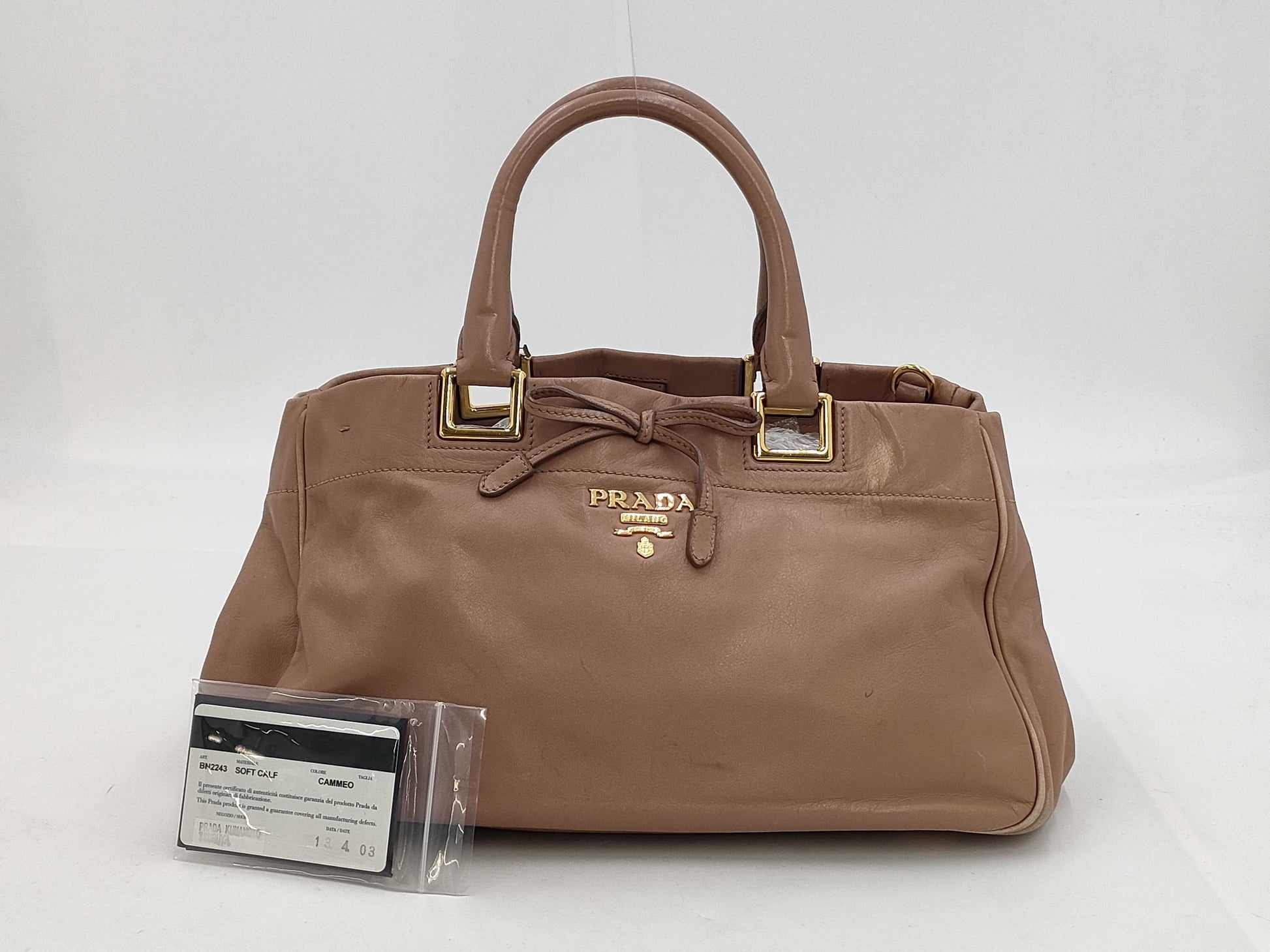 PRADA Prada Leather Pink BN2243 Handbag