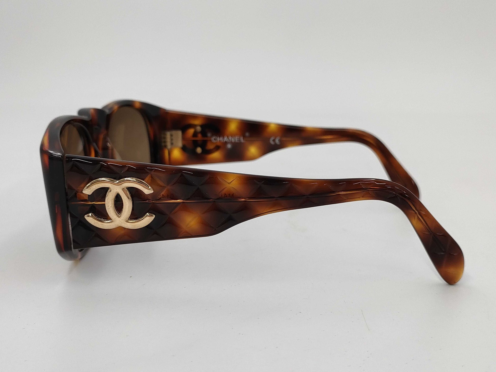 CHANEL Chanel 01450 91235 Tortoiseshell Sunglasses/Glasses