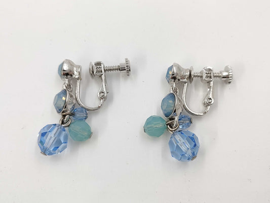 GIVENCHY Blue Stone Earrings
