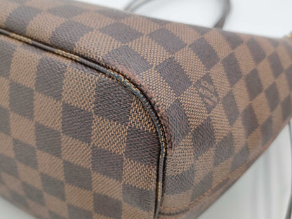 LOUIS VUITTON Damier Neverfull MM N51105 Tote Bag