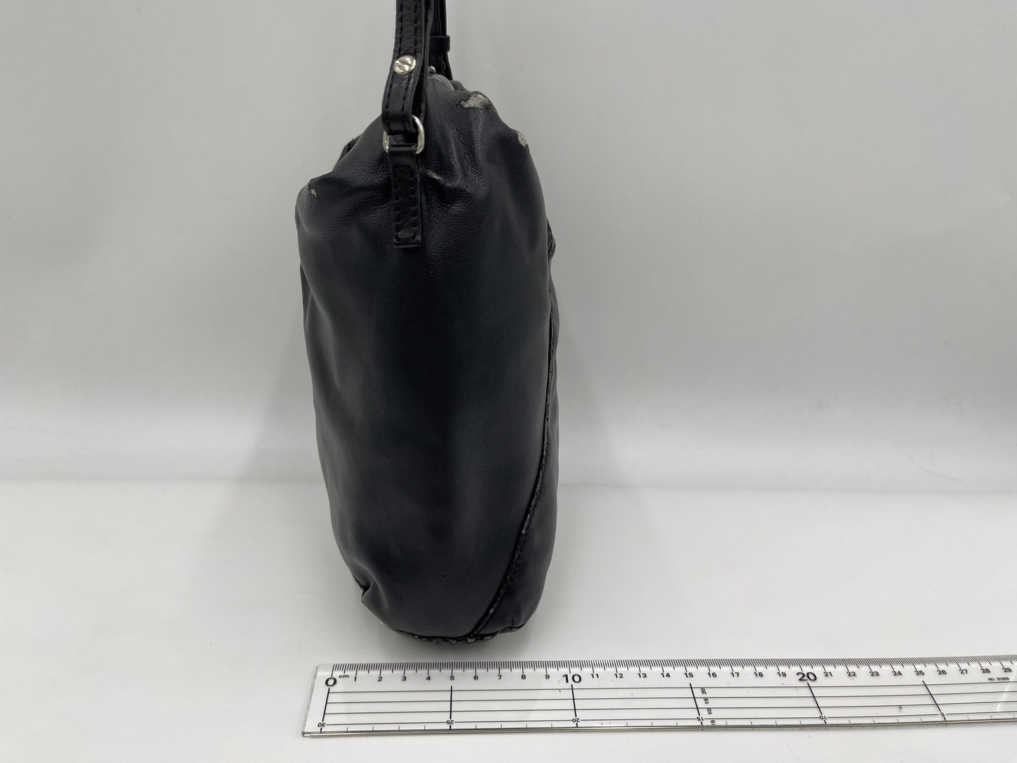 Margiela MM6 Leather Black Shoulder Bag