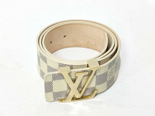 LOUIS VUITTON Damier Azur Damier Azur Centurion Initial Belt M9609/CA0141 Belt