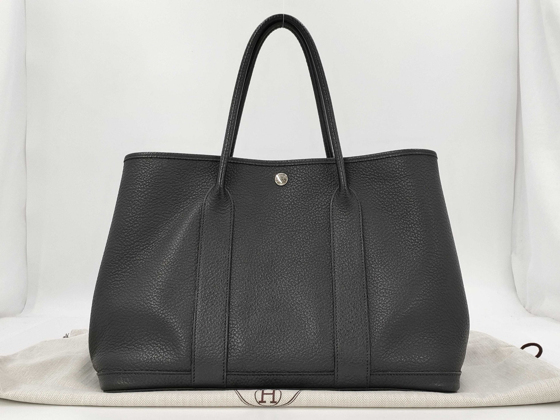 HERMES Garden Party 36 Tote Bag with R Stamp, Made in 2014