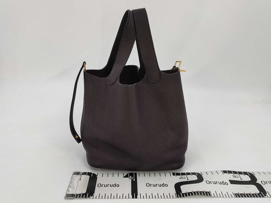 HERMES Picotin Lock PM Z Stamped Handbag