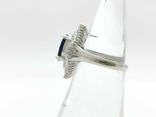 S3.00ct D1.00ct PT900 7.7g Ring 