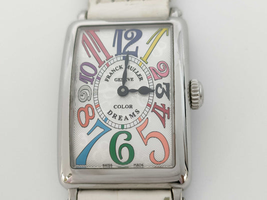 FRANCK MULLER Long Island Color Dreams 902QZCOLDRM 1713 Quartz Silver Dial Women's Watch