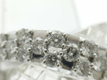 Jeunet Transparent Stone D1.35ct WG 750 13.9g Ring 