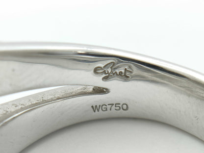 Jeunet Transparent Stone D1.35ct WG 750 13.9g Ring 