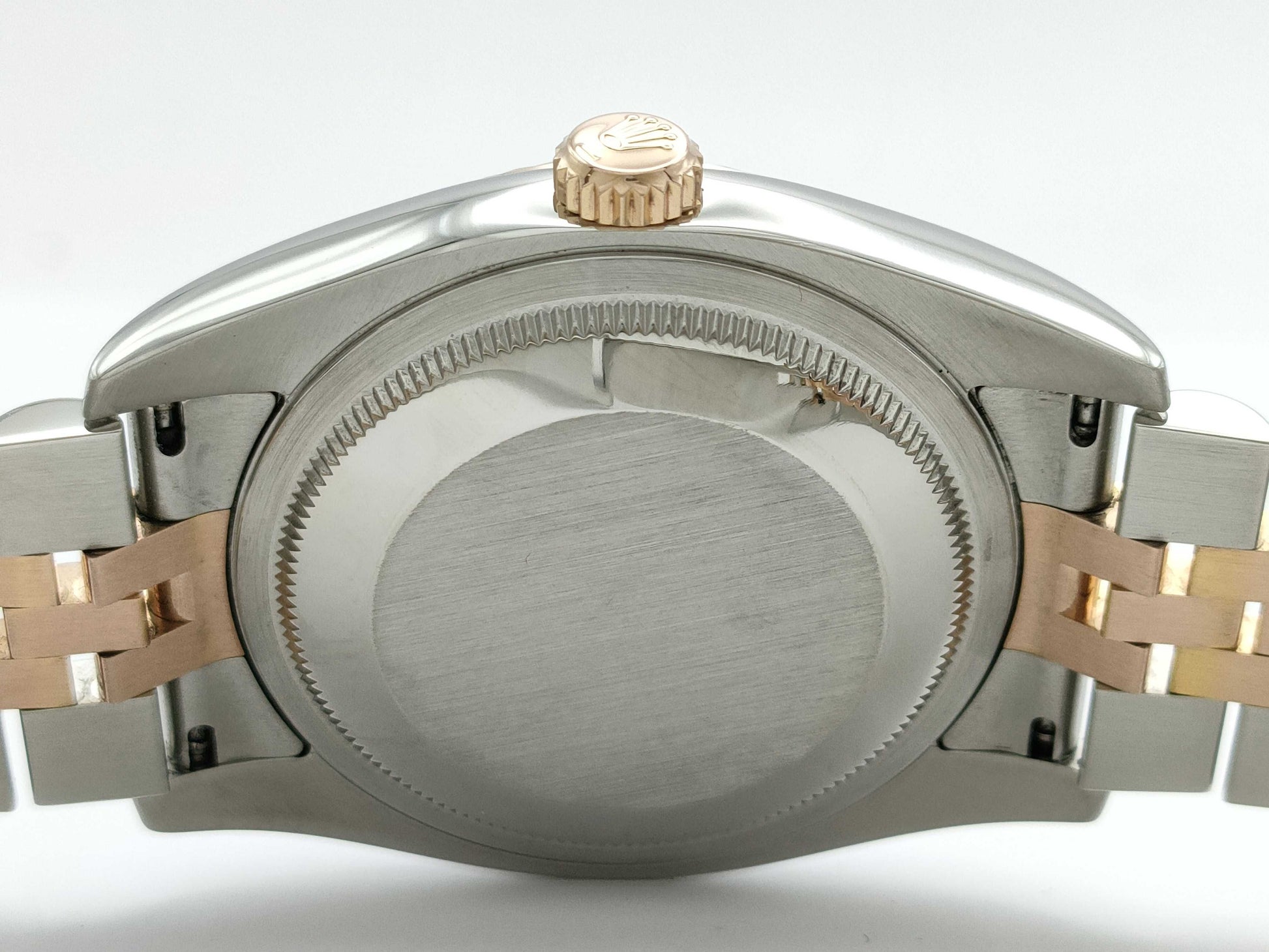 ROLEX 116231G V386480 White Dial Men's Watch