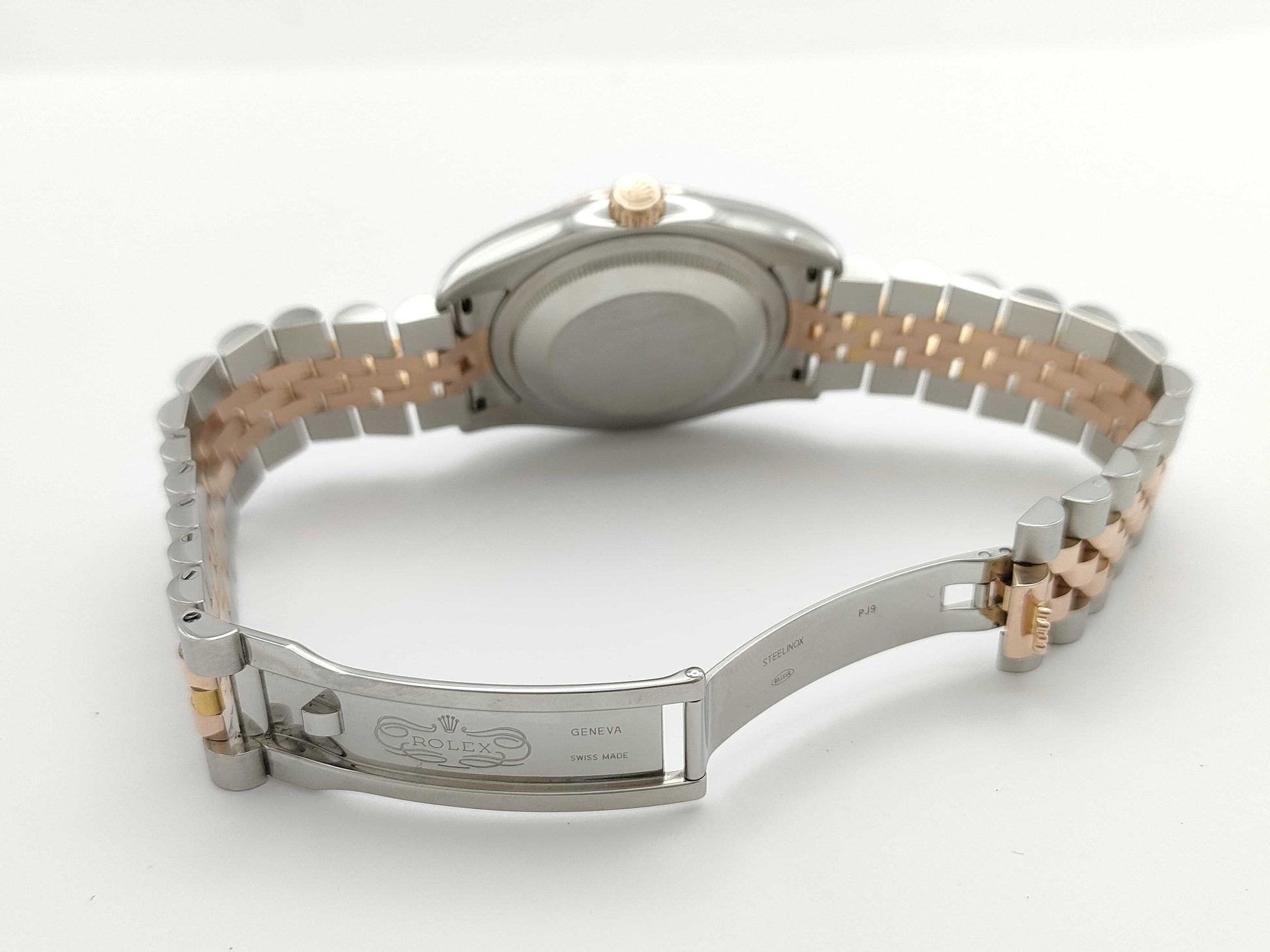 ROLEX 116231G V386480 White Dial Men's Watch