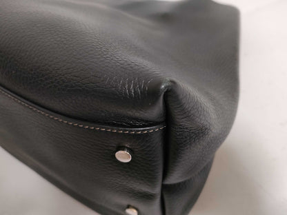 TODS HK-Tods Timeless black calfskin tote bag