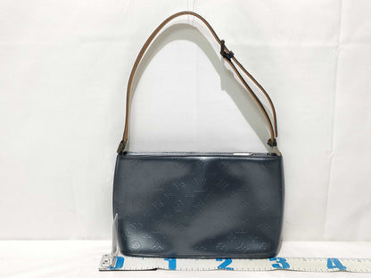 LOUIS VUITTON Monogram Mat ID-Louis Vuitton Monogram Mat Alston M55122 Navy CA0032 Shoulder Bag