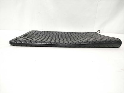 BOTTEGA VENETA Intrecciato Clutch Black Clutch Bag