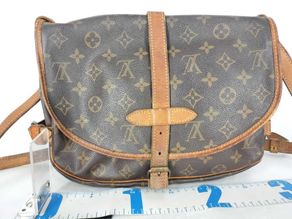 LOUIS VUITTON Monogram Vuitton Monogram Saumur 30 M42256 AR8911 Brown Shoulder Bag
