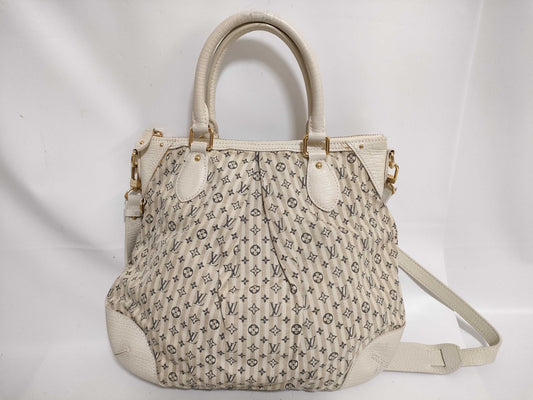 LOUIS VUITTON HK-Louis Vuitton M95494 SR3087 Minilan Marina PM Monogram White 2ways Bag Bag Handbag