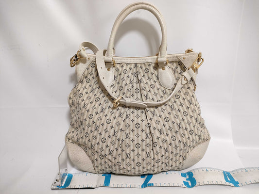 LOUIS VUITTON HK-Louis Vuitton M95494 SR3087 Minilan Marina PM Monogram White 2ways Bag Bag Handbag
