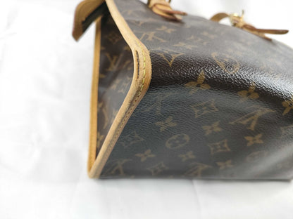 LOUIS VUITTON Monogram Vuitton Monogram Popin Coeur O M40007 FL0096 Pull Leather Broken Shoulder Bag