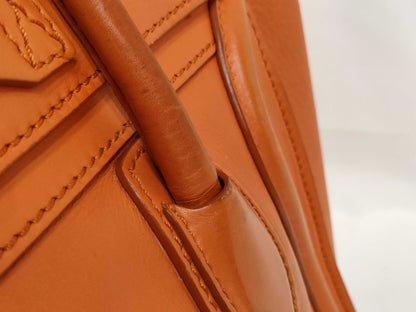 CELINE Luggage Mini Shopper Leather Handbag Handbag